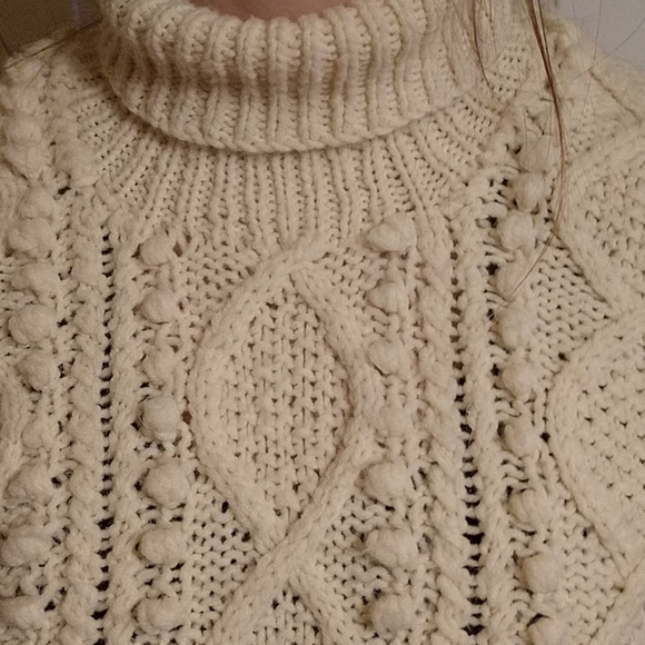 Vintage Handmade SKI Sweater 1980's - Picture 3 of 3